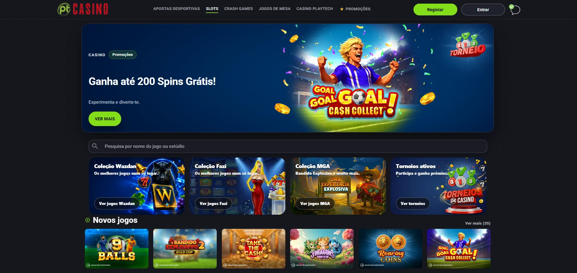 Processo de levantamento de ganhos num PayPal casino